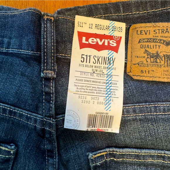 Levi’s 511 Skinny Boys NWT - Picture 6 of 8